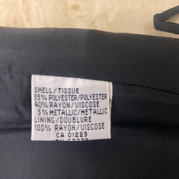 Ports Black Brocade Skirt, 2 - Picture 6 of 7